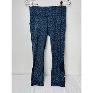 Lululemon  Pace Daisy Dust Illuminight Blue Black Size 4 Small No tags